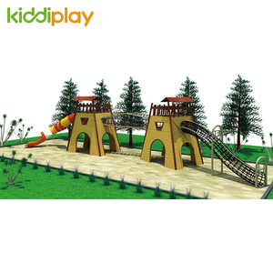 Popular Kids Commercial Fun Wooden Series Outdoor Playground